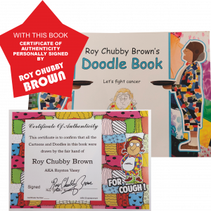 Roy Chubby Browns Doodle Book with Certificate