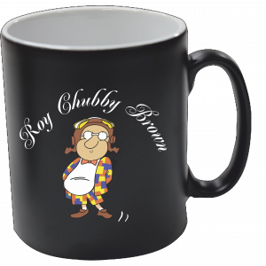 Roy Chubby Brown Black Mug